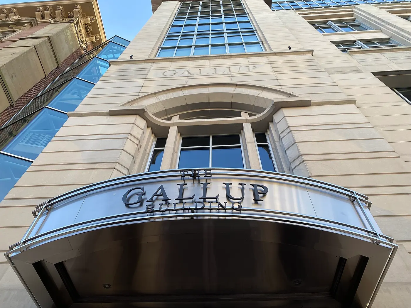 Mặt tiền tòa nhà trụ sở Gallup tại Washington D.C.